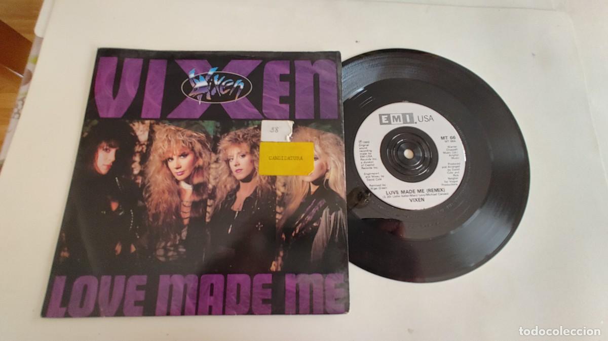 Discos de vinilo: VIXEN-SINGLE LOVE MADE ME - Foto 1