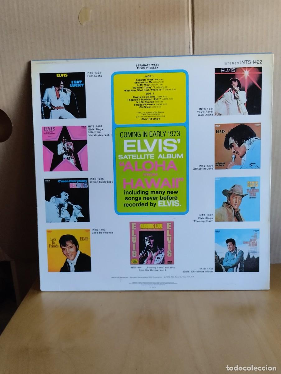 Discos de vinilo: ELVIS PRESLEY ----- SEPARATE WAYS - Foto 2