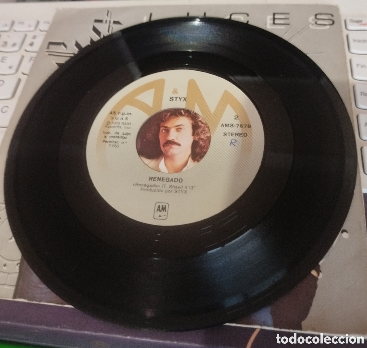 Discos de vinilo: Styx. - Luces / renegado . - Foto 3