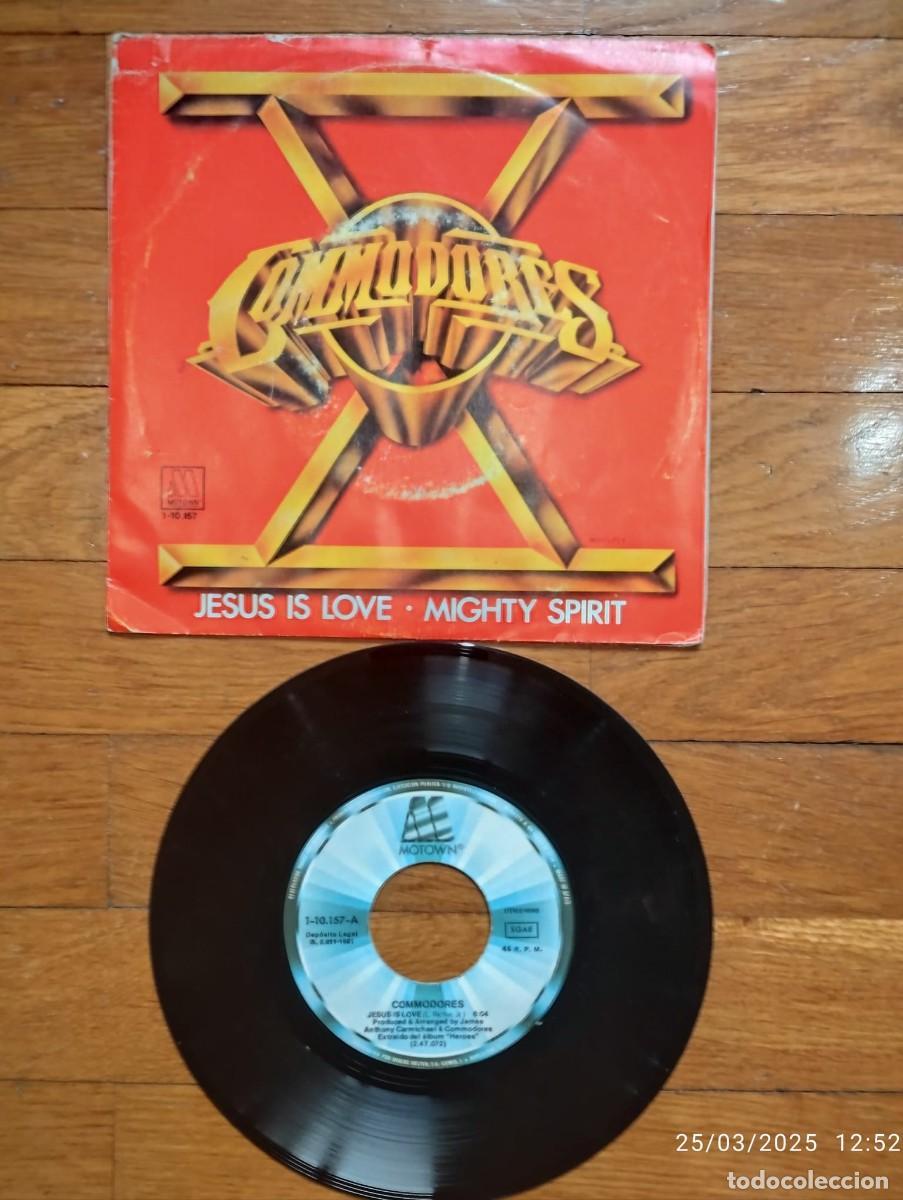 Discos de vinilo: SINGLE - COMMODORES - JESUS IS LOVE - 1981 - Foto 1