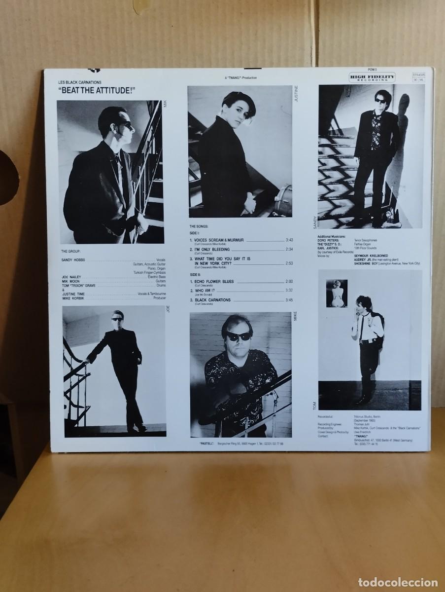 Discos de vinilo: LES BLACK CARNATIONS ----- BEAT THE ATTITUDE - Foto 2