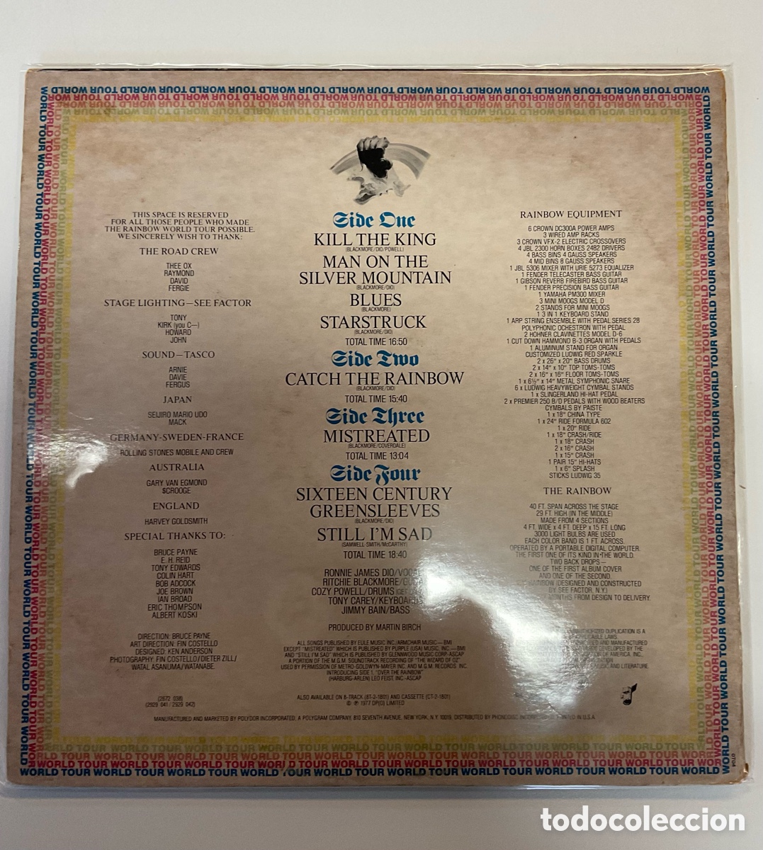 Discos de vinilo: RAINBOW. On Stage. USA. - Foto 2