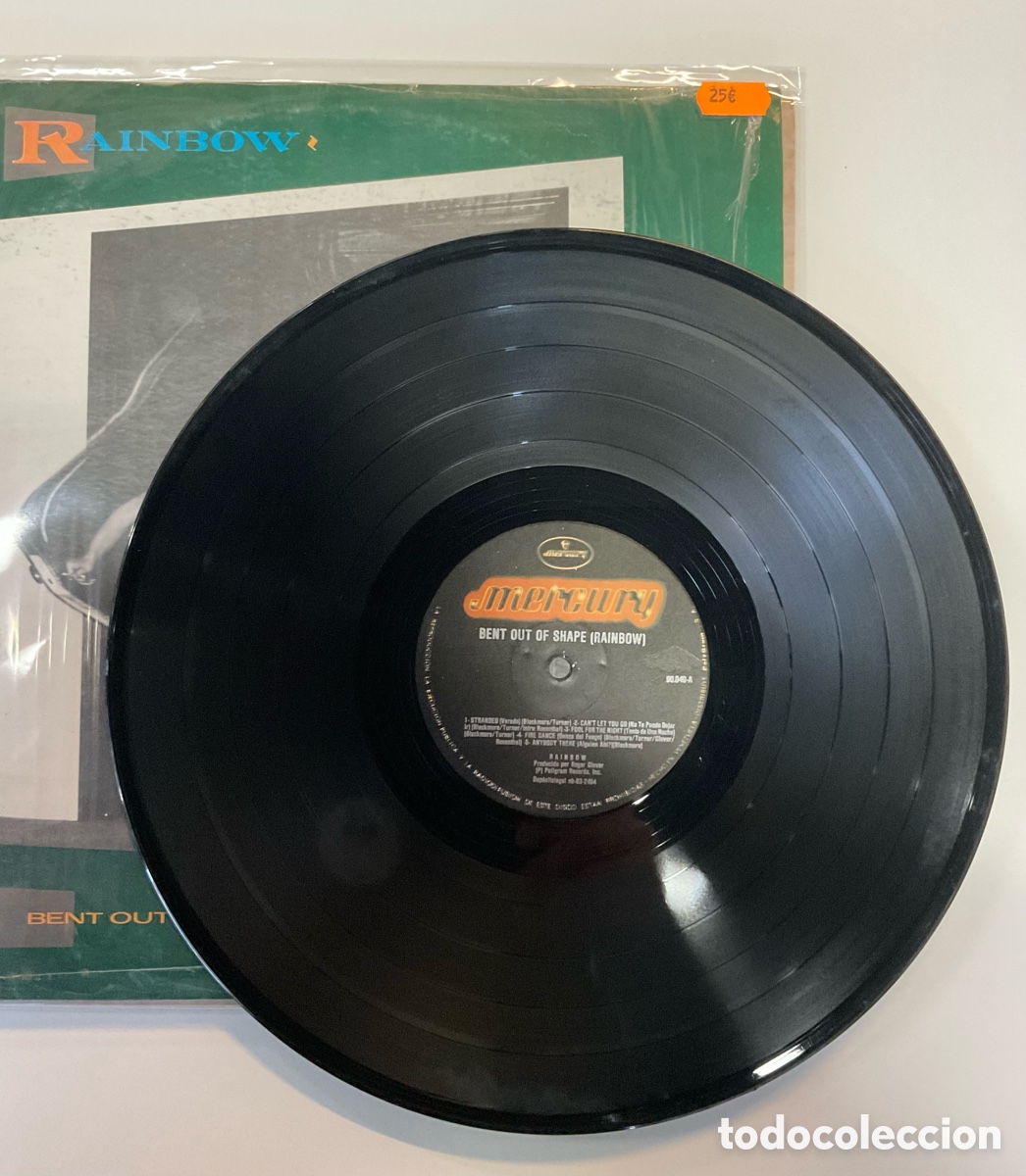 Discos de vinilo: RAINBOW. Bent Out of Shape. Venezuela. - Foto 3