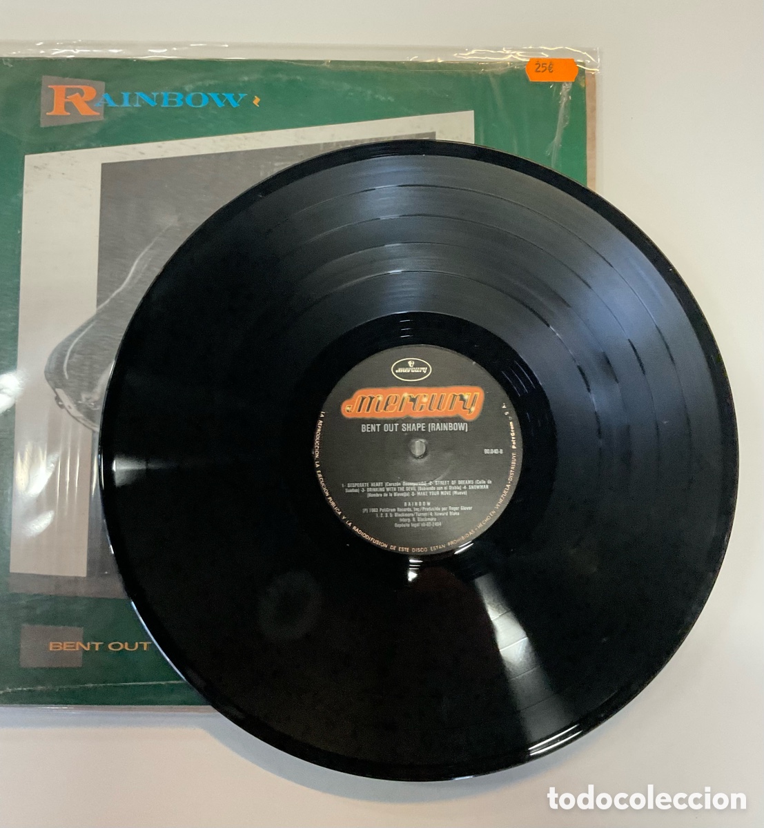 Discos de vinilo: RAINBOW. Bent Out of Shape. Venezuela. - Foto 4