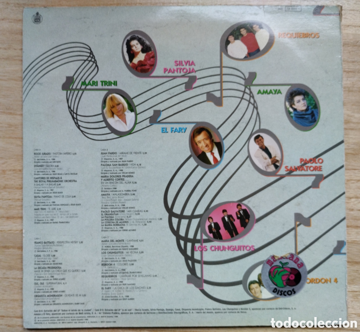 Discos de vinilo: Vinilo viva 89 varios grupos - Foto 2