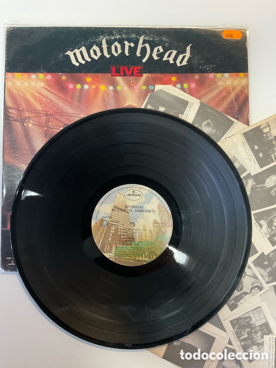 Discos de vinilo: MOTORHEAD. No Sleep Til&rsquo; Hammersmith. USA. - Foto 3