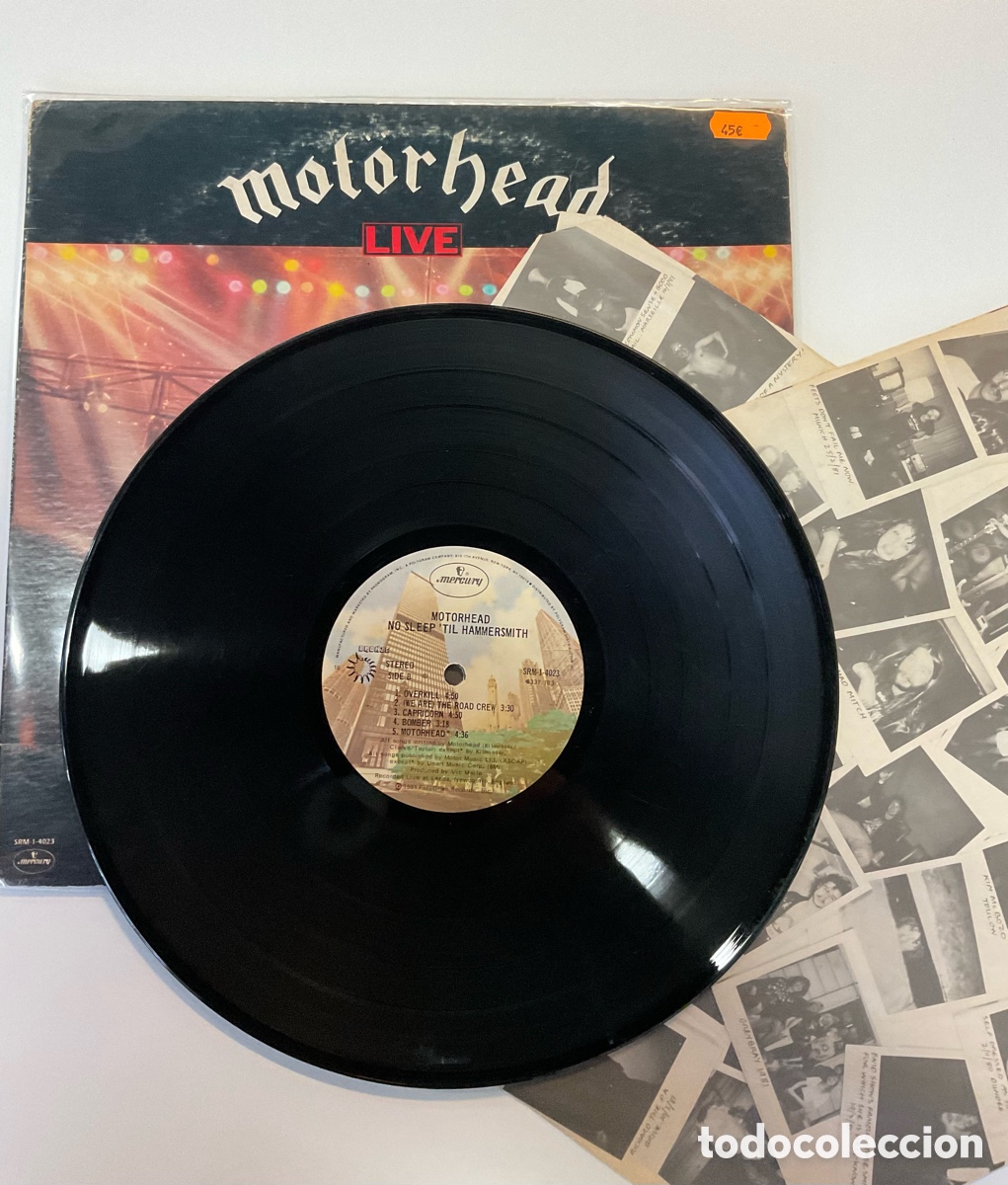 Discos de vinilo: MOTORHEAD. No Sleep Til&rsquo; Hammersmith. USA. - Foto 4