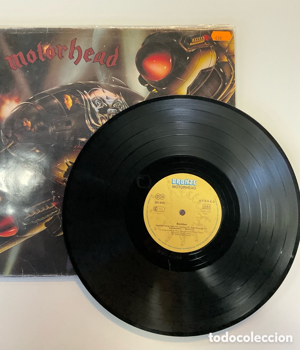 Discos de vinilo: MOTORHEAD. Bomber. GERMANY. - Foto 3