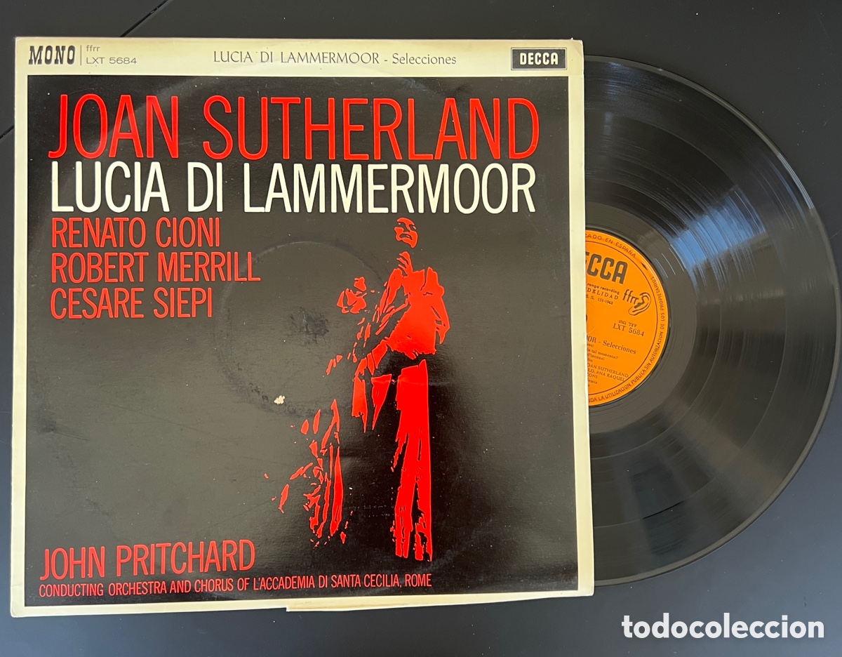 Discos de vinilo: Joan Sutherland - Lucia di Lammermoor - Foto 1