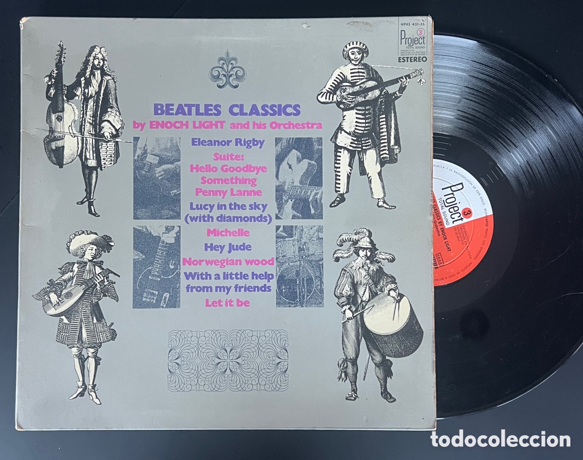 Discos de vinilo: Beatles Classics = Enoch Ligth orcheste = Hispavox 1974 - Foto 1