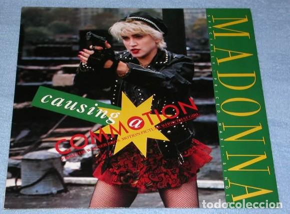 Discos de vinilo: madonna maxi 45 rpm causing a commotion EX EX - Foto 1
