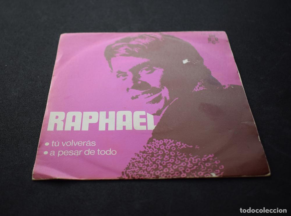 Discos de vinilo: RAPHAEL - TU VOLVERAS - SINGLE PROMO DE 1970 - Foto 2
