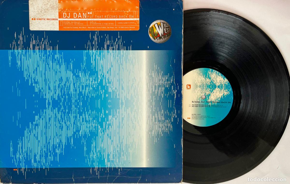 Discos de vinilo: DJ DAN. PUT THAT RECORD BACK ON. MAXI SINGLE 2 TEMAS - Foto 1