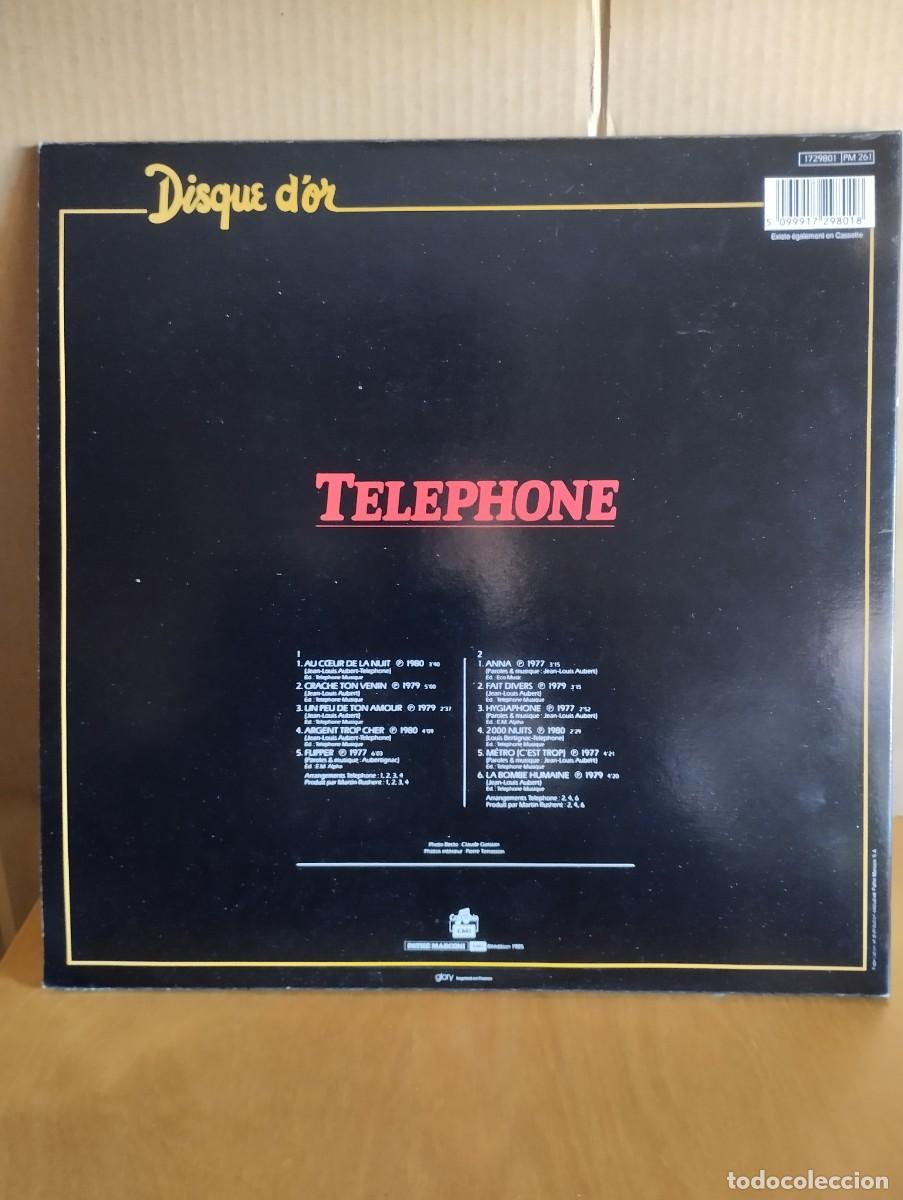 Discos de vinilo: TELEPHONE ---- DISQUE D&acute;OR - Foto 2