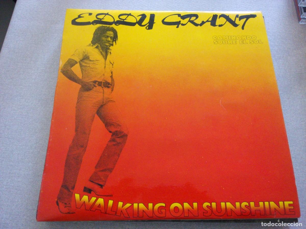 Discos de vinilo: EDDY GRANT CAMINANDO SOBRE EL SOL LP SPAIN - Foto 1
