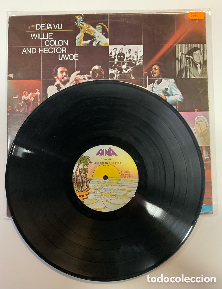Discos de vinilo: D&Eacute;JA VU. WILLIE COL&Oacute;N/H&Eacute;CTOR LAVOE. - Foto 4