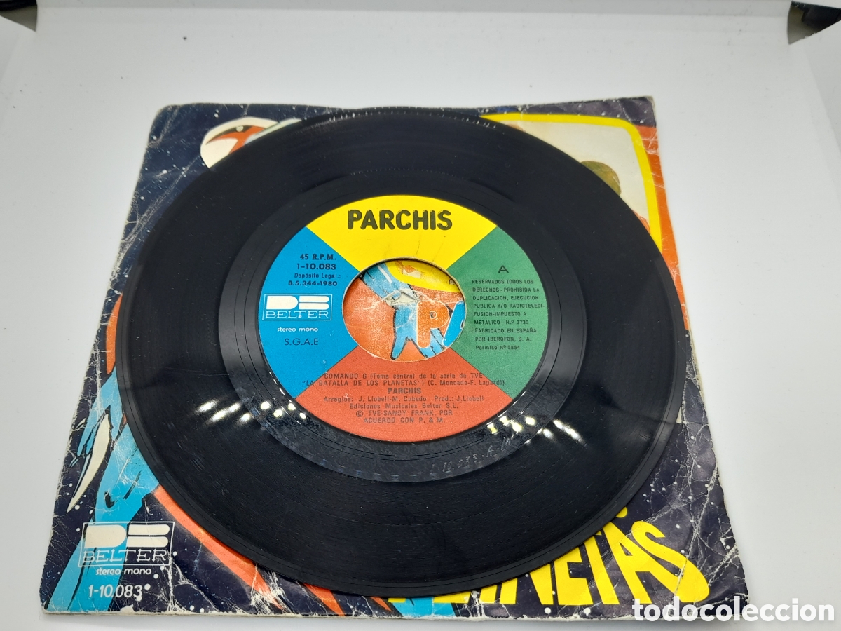 Discos de vinilo: DISCO BELTER, LA BATALLA DE LOS PLANETAS. PARCHIS. - Foto 3