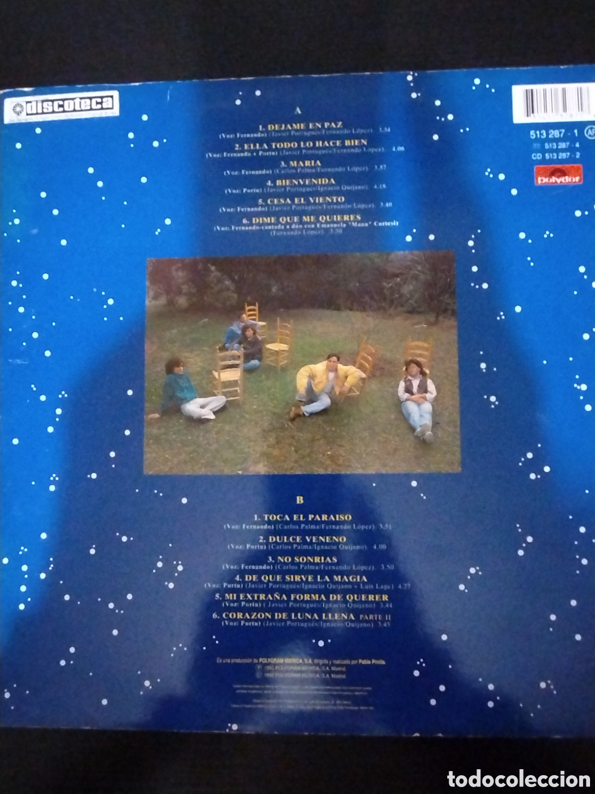 Discos de vinilo: Modestia aparte LP la l&iacute;nea de la vida - Foto 2