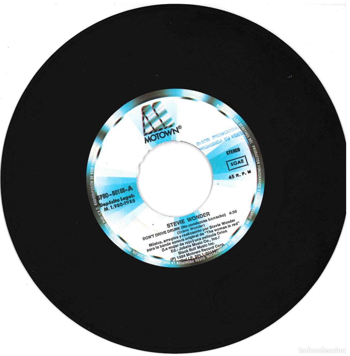 Discos de vinilo: Stevie Wonder &ndash; Don&acute;t Drive Drunk - Foto 1