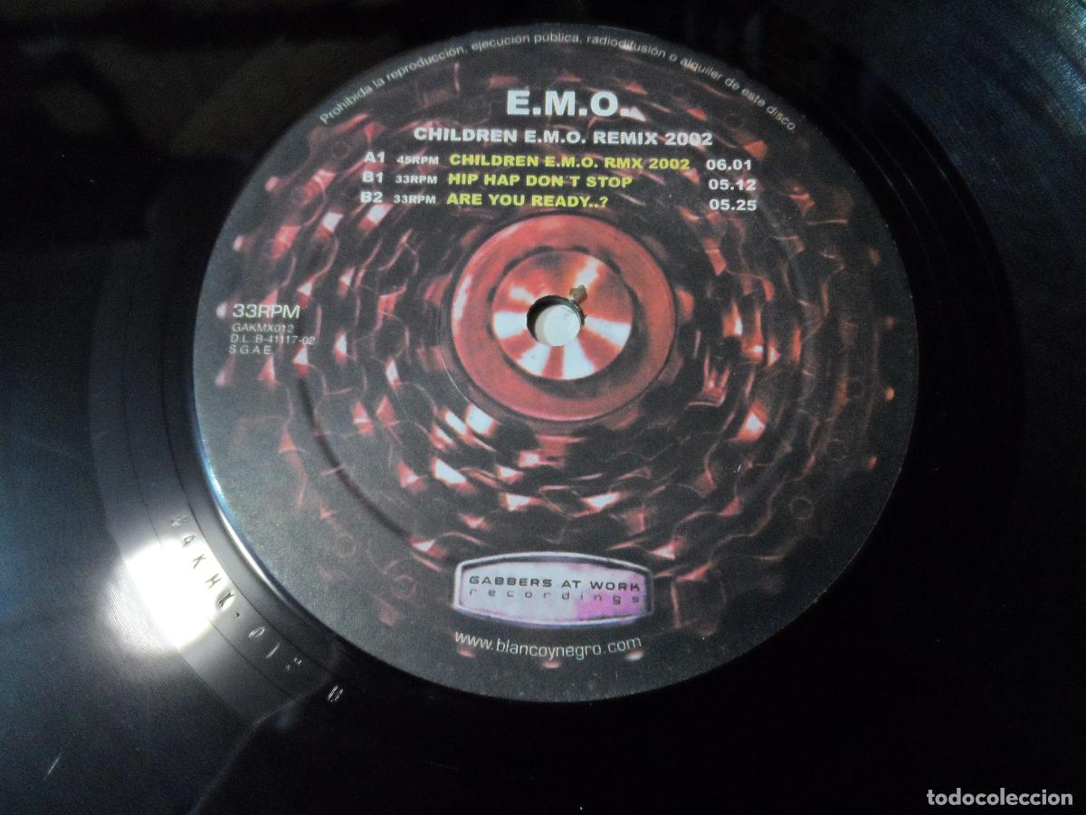 Discos de vinilo: Emo DJ &ndash; Children (Emo DJ Remix 2002) (SPAIN 2002) - Foto 3