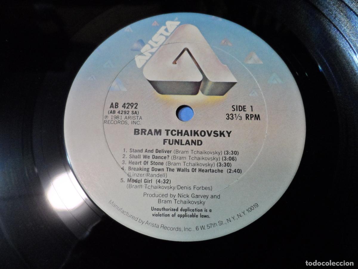Discos de vinilo: Bram Tchaikovsky - Funland (USA 1981) - Foto 3
