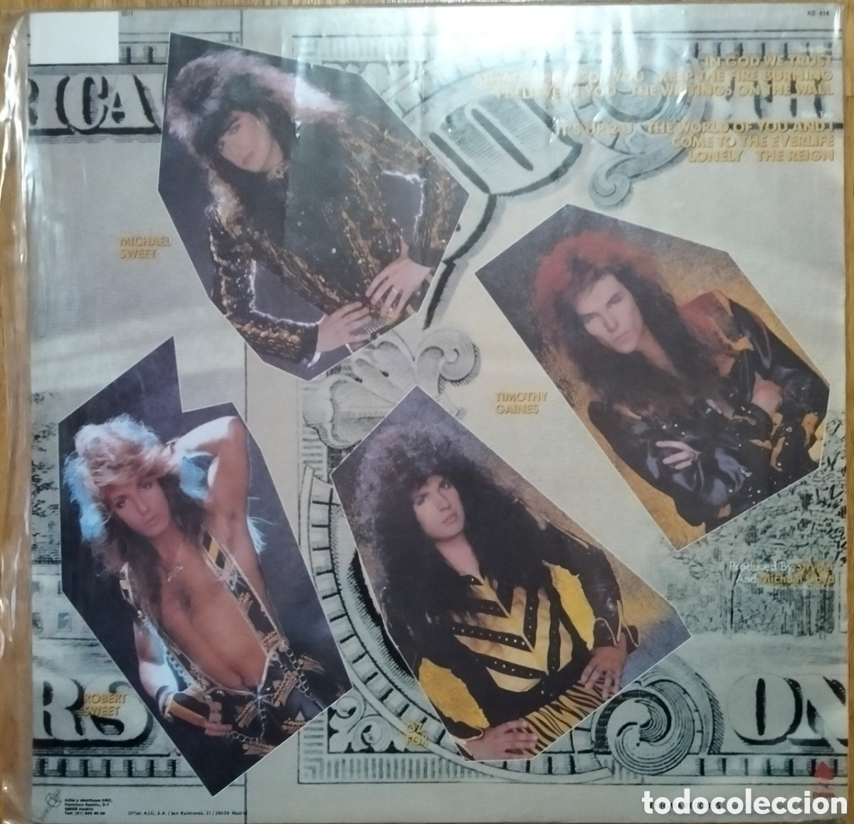 Discos de vinilo: STRYPER &rdquo;IN GOD WE TRUST&rdquo; VINILO - Foto 2