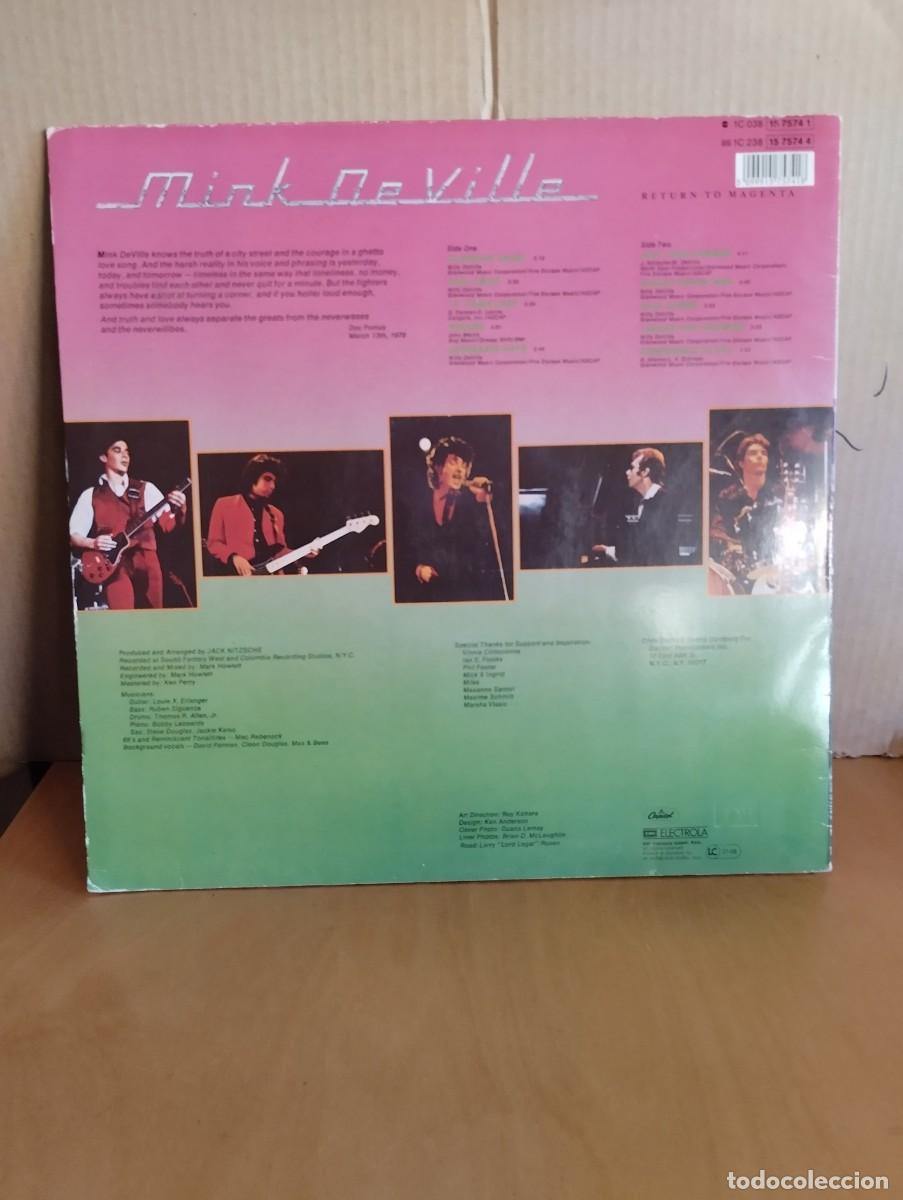 Discos de vinilo: MINK DE VILLE ----- RETURN TO MAGENTA - Foto 2