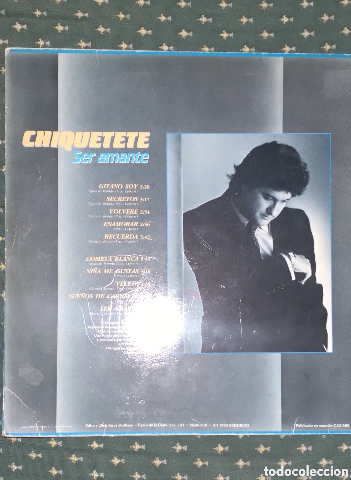 Discos de vinilo: Vinilo de Chiquetete ser amante - Foto 2