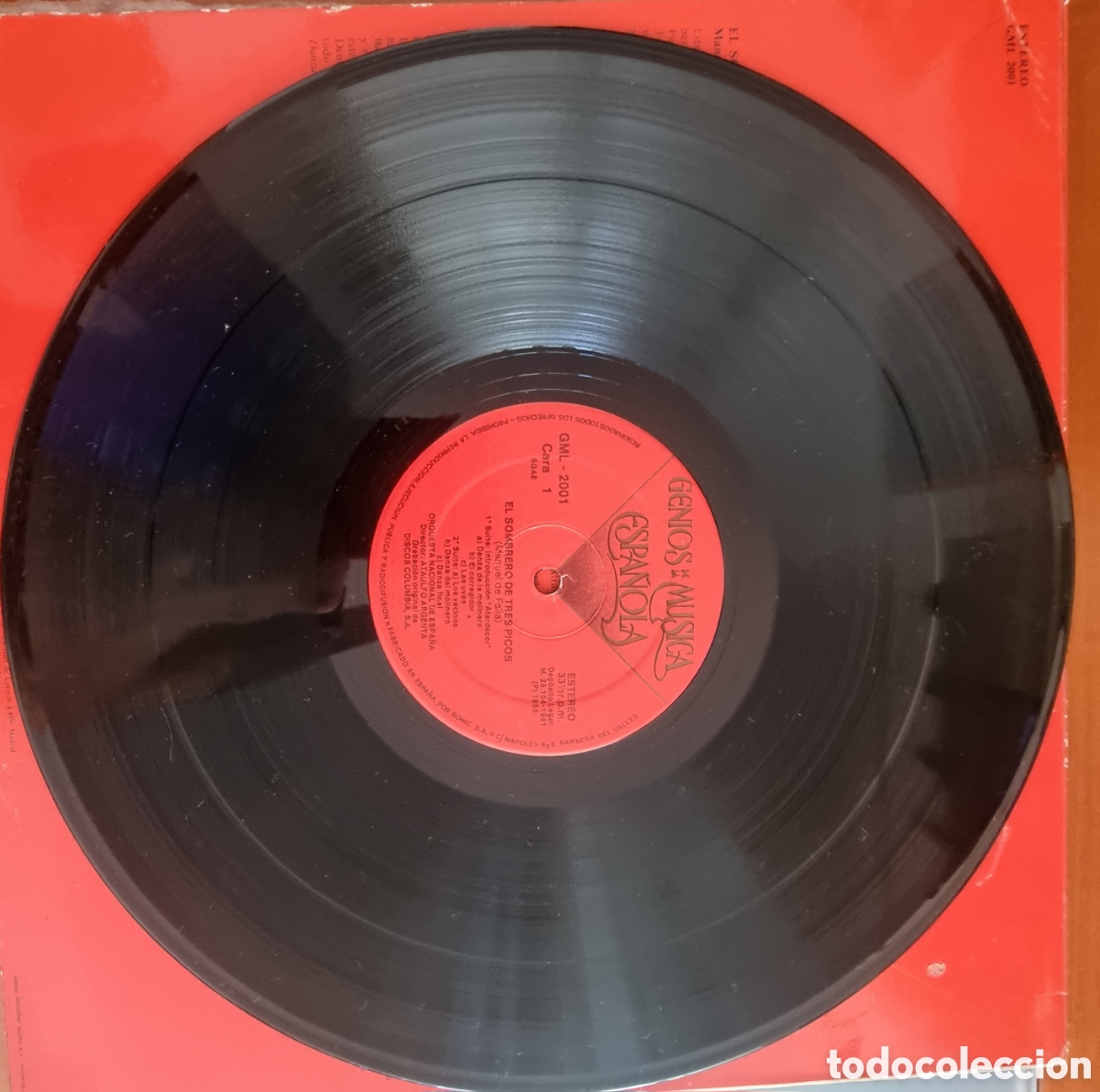 Discos de vinilo: Genios de la m&uacute;sica Espa&ntilde;ola Falla LP vinilo - Foto 3