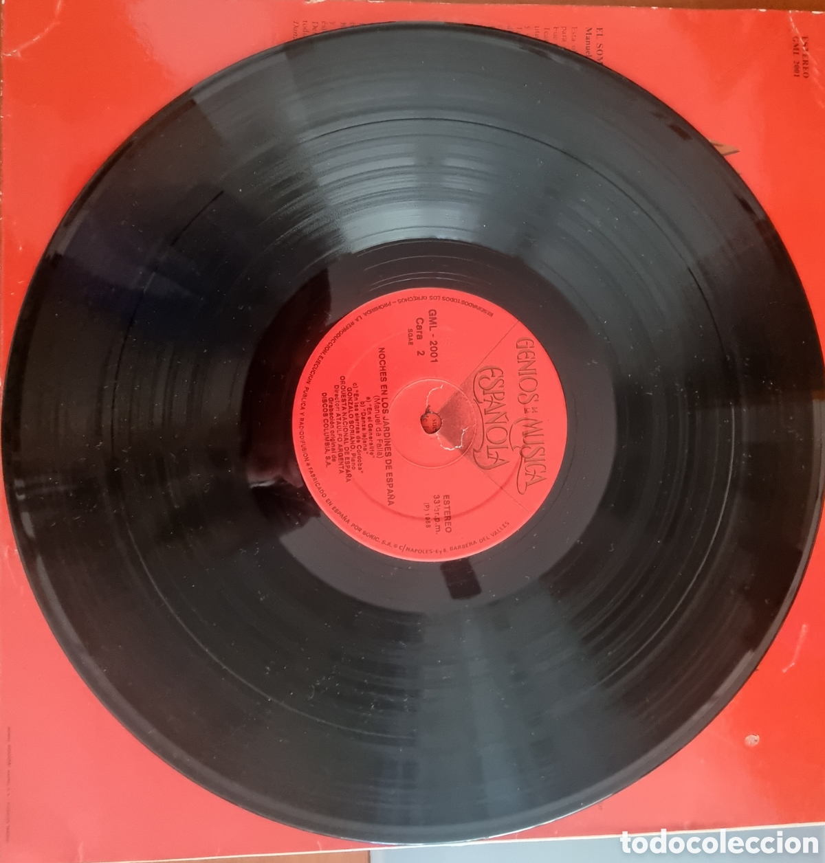 Discos de vinilo: Genios de la m&uacute;sica Espa&ntilde;ola Falla LP vinilo - Foto 4