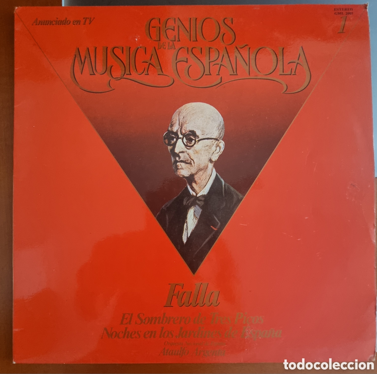 Discos de vinil: Genios de la m&uacute;sica Espa&ntilde;ola Falla LP vinilo