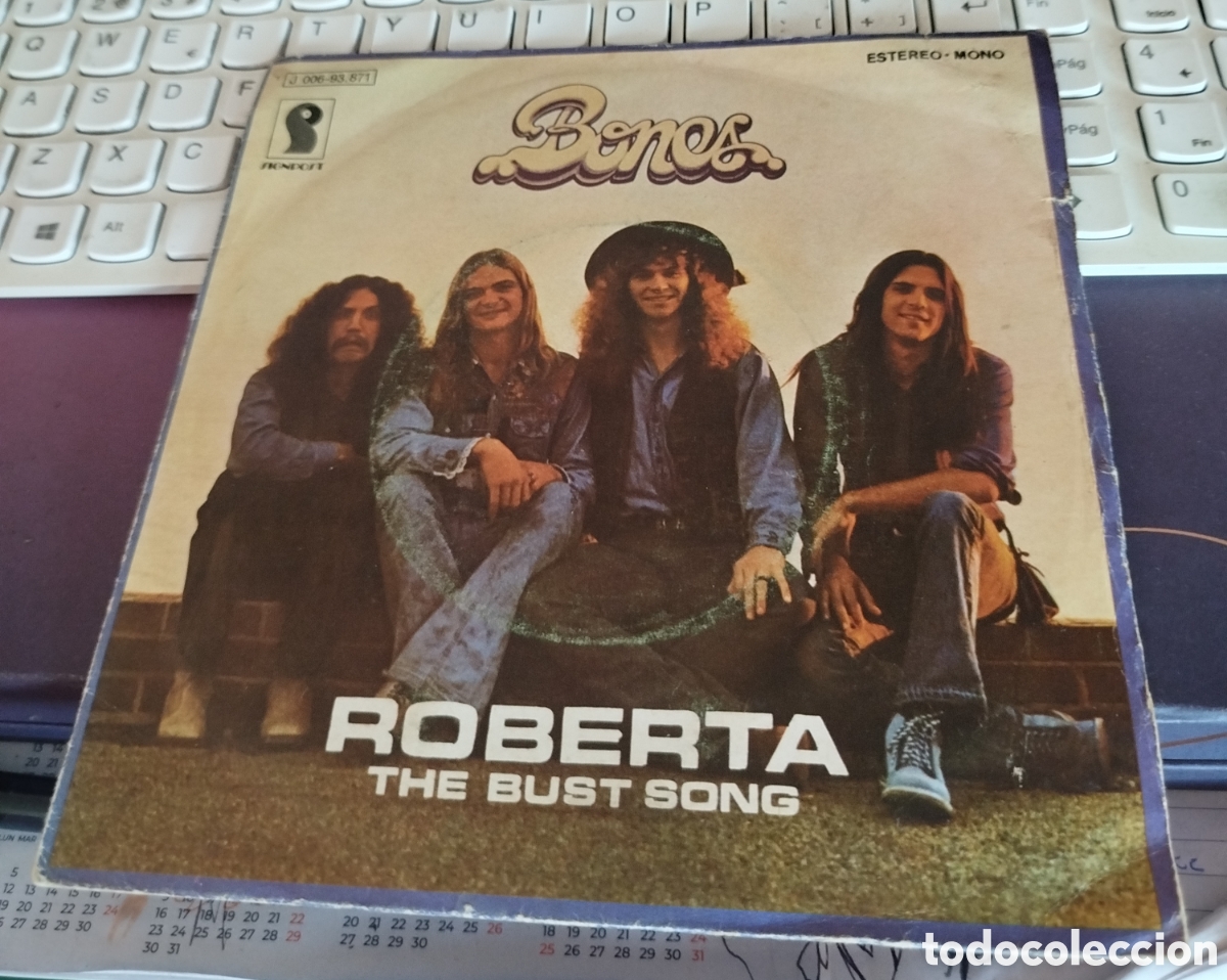 Discos de vinilo: Bones - Roberta/ The bust song - Foto 1