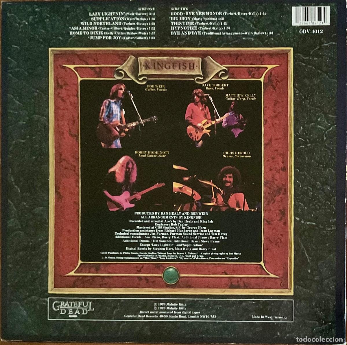 Discos de vinilo: KINGFISH - KINGFISH, Grateful Dead - Foto 2