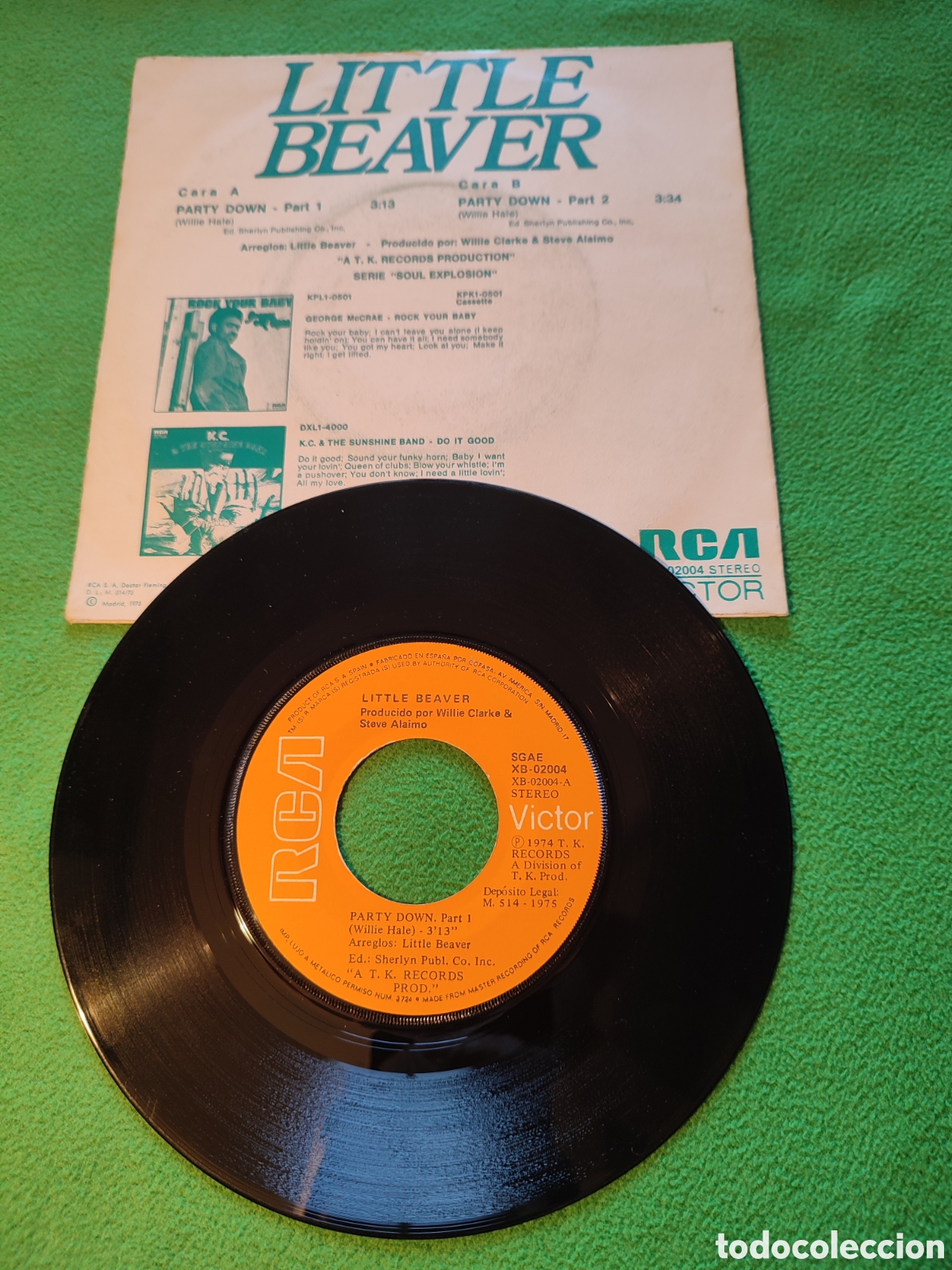 Discos de vinilo: Little Beaver - Party Down Part 1 y 2 - Foto 2