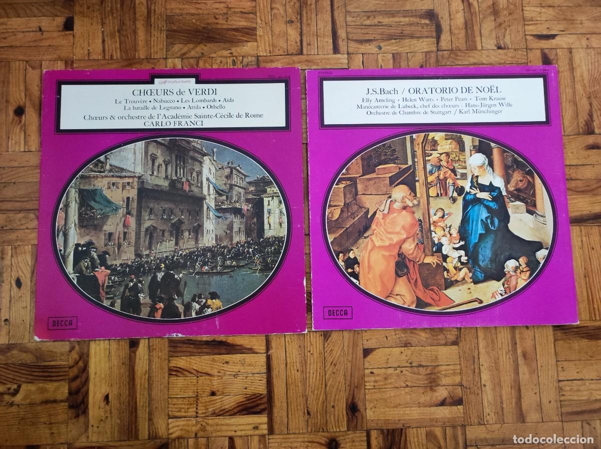 Discos de vinilo: lote 2 lps gatefold verdi - bach - Foto 1