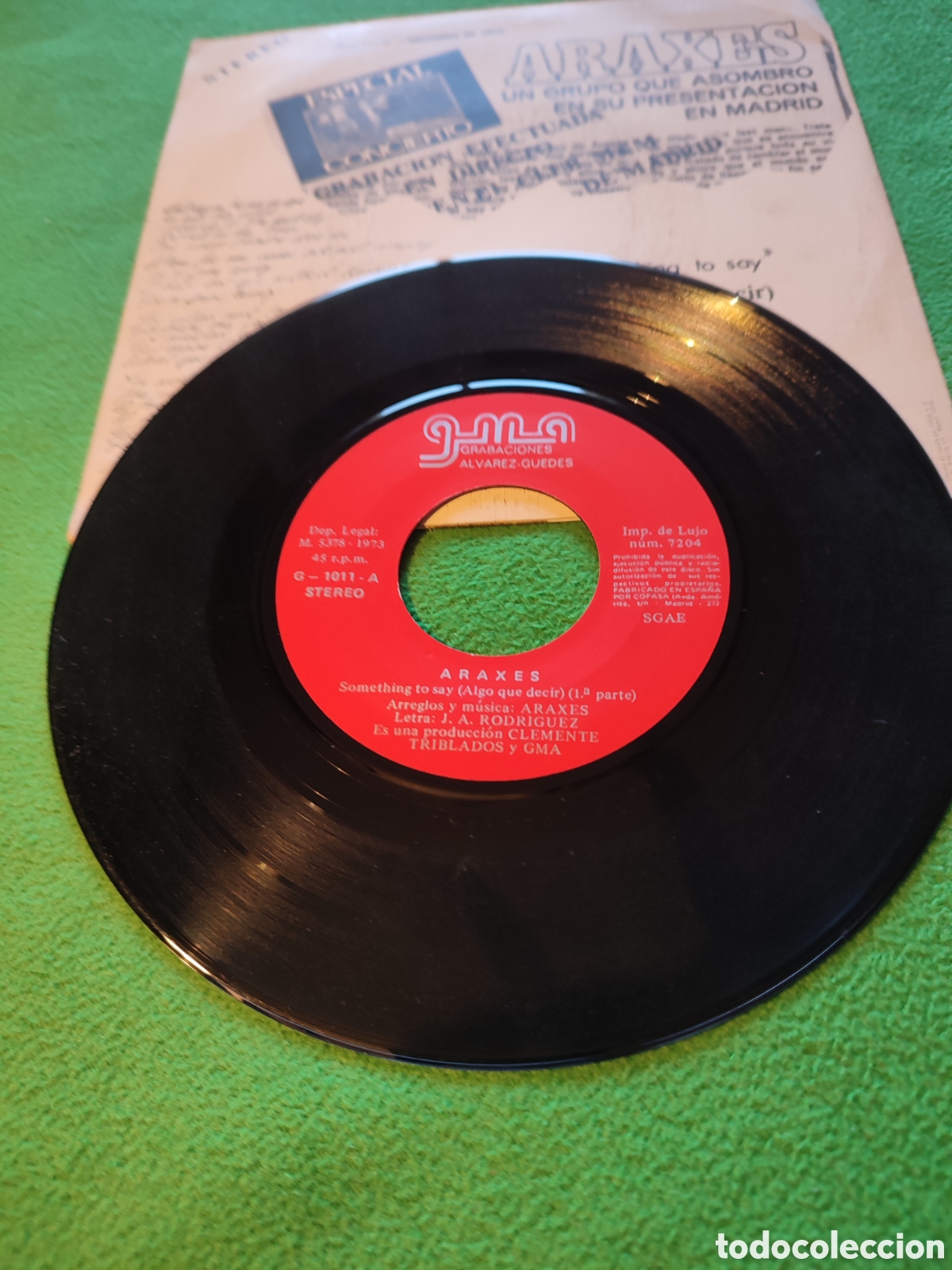Discos de vinilo: Araxes - Something to say Part 1 y 2 - Foto 3