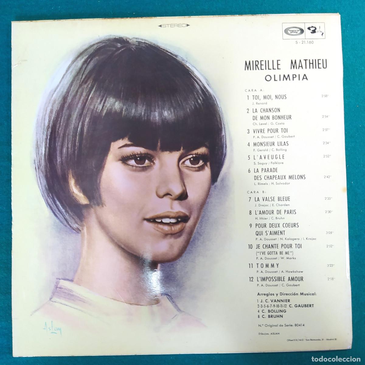 Discos de vinilo: Mireille Mathieu &ndash; Olympia - Foto 2