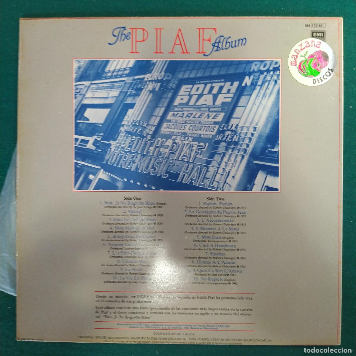 Discos de vinilo: Edith Piaf &ndash; The Piaf Album - Foto 2