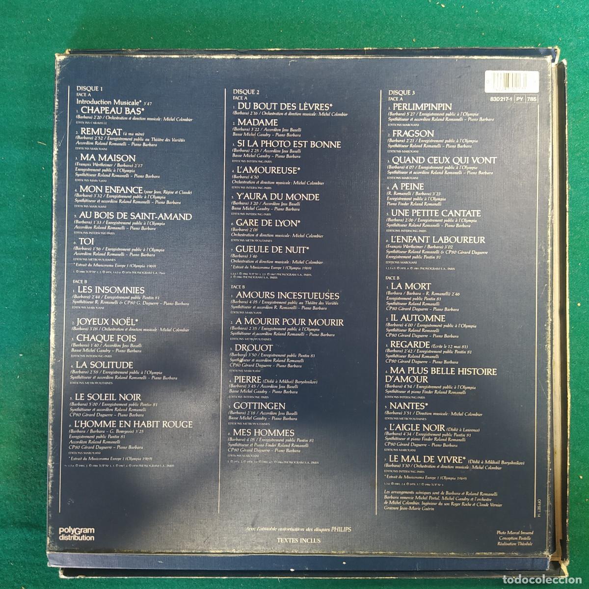 Discos de vinilo: Barbara &ndash; Versions Originales Coffret 3 Disques - Foto 2