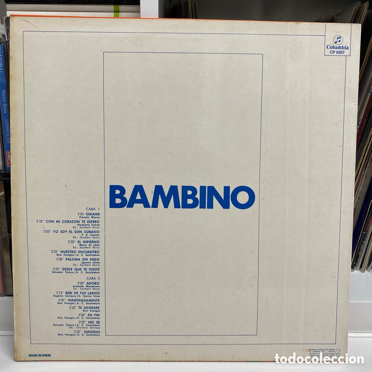 Discos de vinilo: Bambino - Bambino (LP) - Foto 2