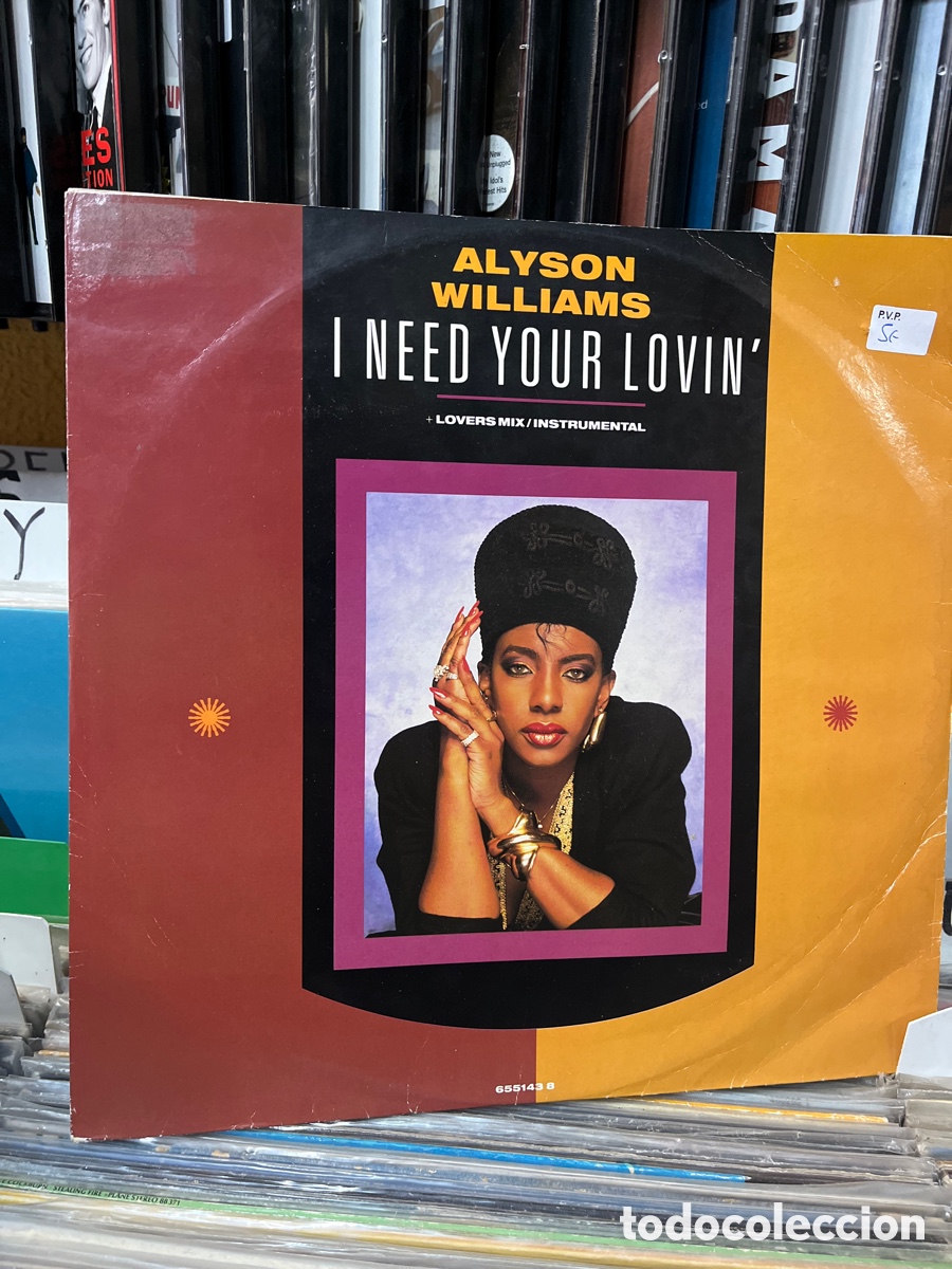 Discos de vinilo: i need your lovin alyson williams - Foto 1