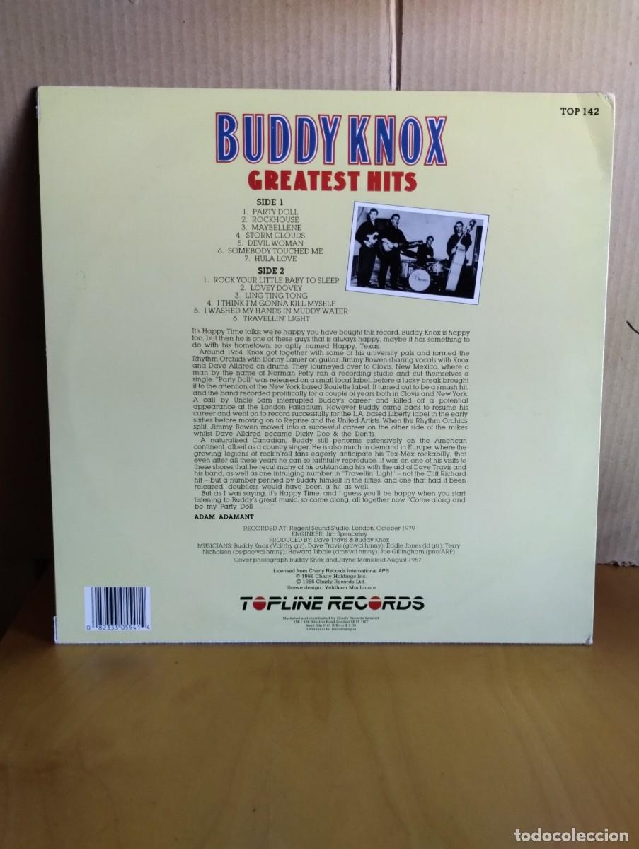 Discos de vinilo: BUDDY KNOX ------- GREATEST HITS - Foto 2