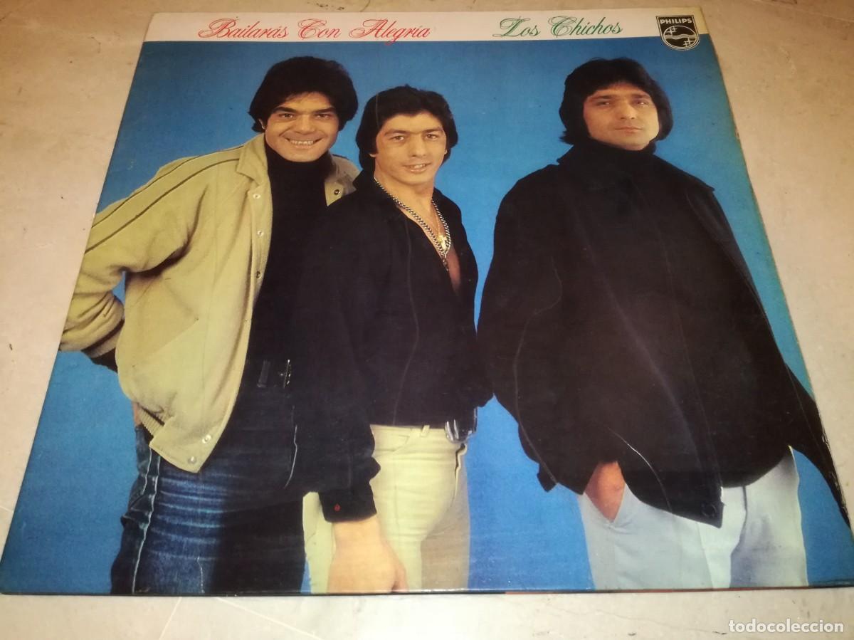 Discos de vinilo: LOS CHICHOS-BAILAR&Aacute;S CON ALEGR&Iacute;A-GATEFOLD-ORIGINAL 1981 - Foto 1