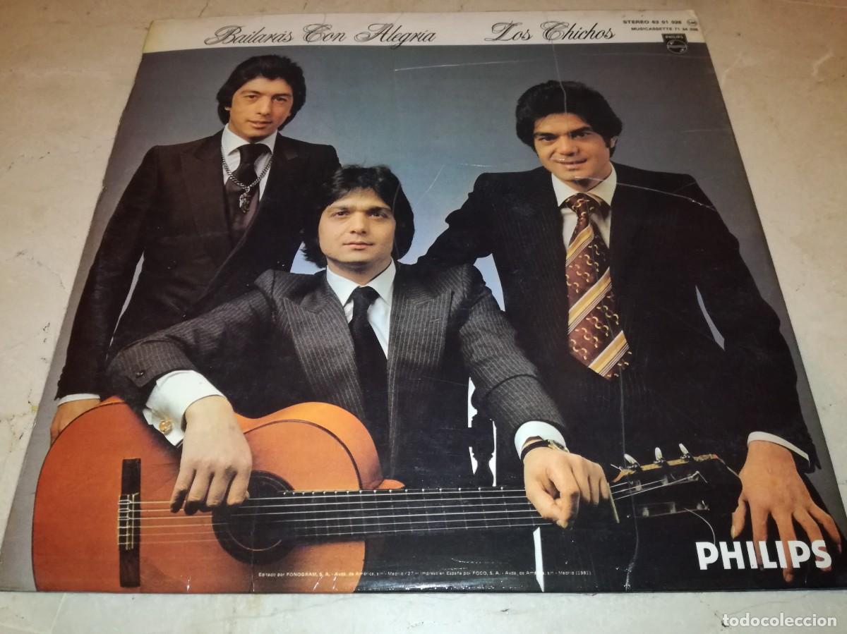 Discos de vinilo: LOS CHICHOS-BAILAR&Aacute;S CON ALEGR&Iacute;A-GATEFOLD-ORIGINAL 1981 - Foto 2