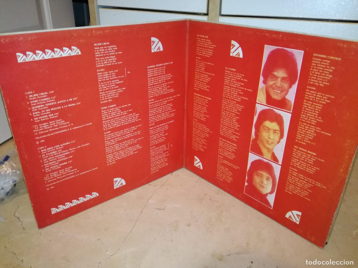 Discos de vinilo: LOS CHICHOS-BAILAR&Aacute;S CON ALEGR&Iacute;A-GATEFOLD-ORIGINAL 1981 - Foto 3
