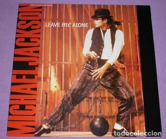 Discos de vinilo: michael jackson maxi 45 rpm leave me alone EX - Foto 1