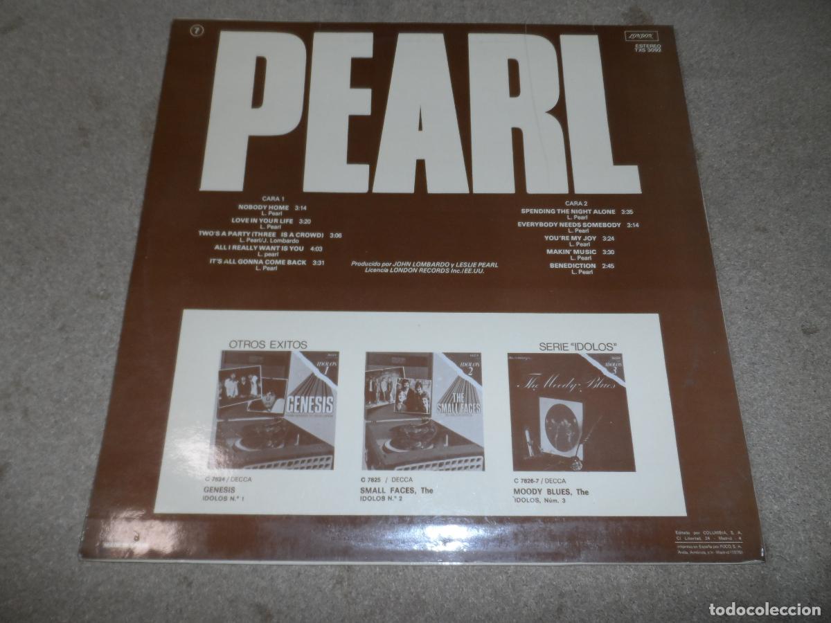Discos de vinilo: PEARL - S/T (SPAIN 1978) - Foto 2
