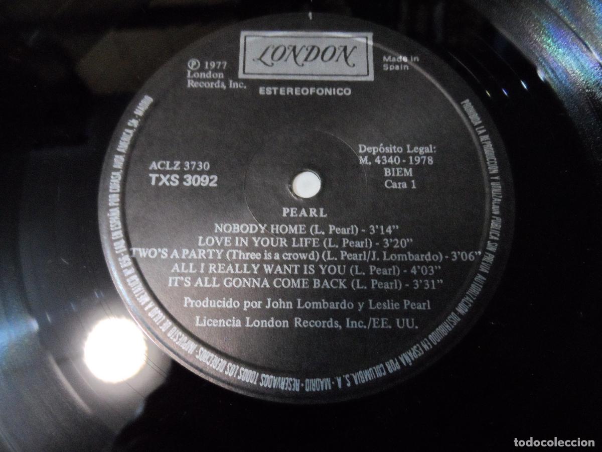 Discos de vinilo: PEARL - S/T (SPAIN 1978) - Foto 3