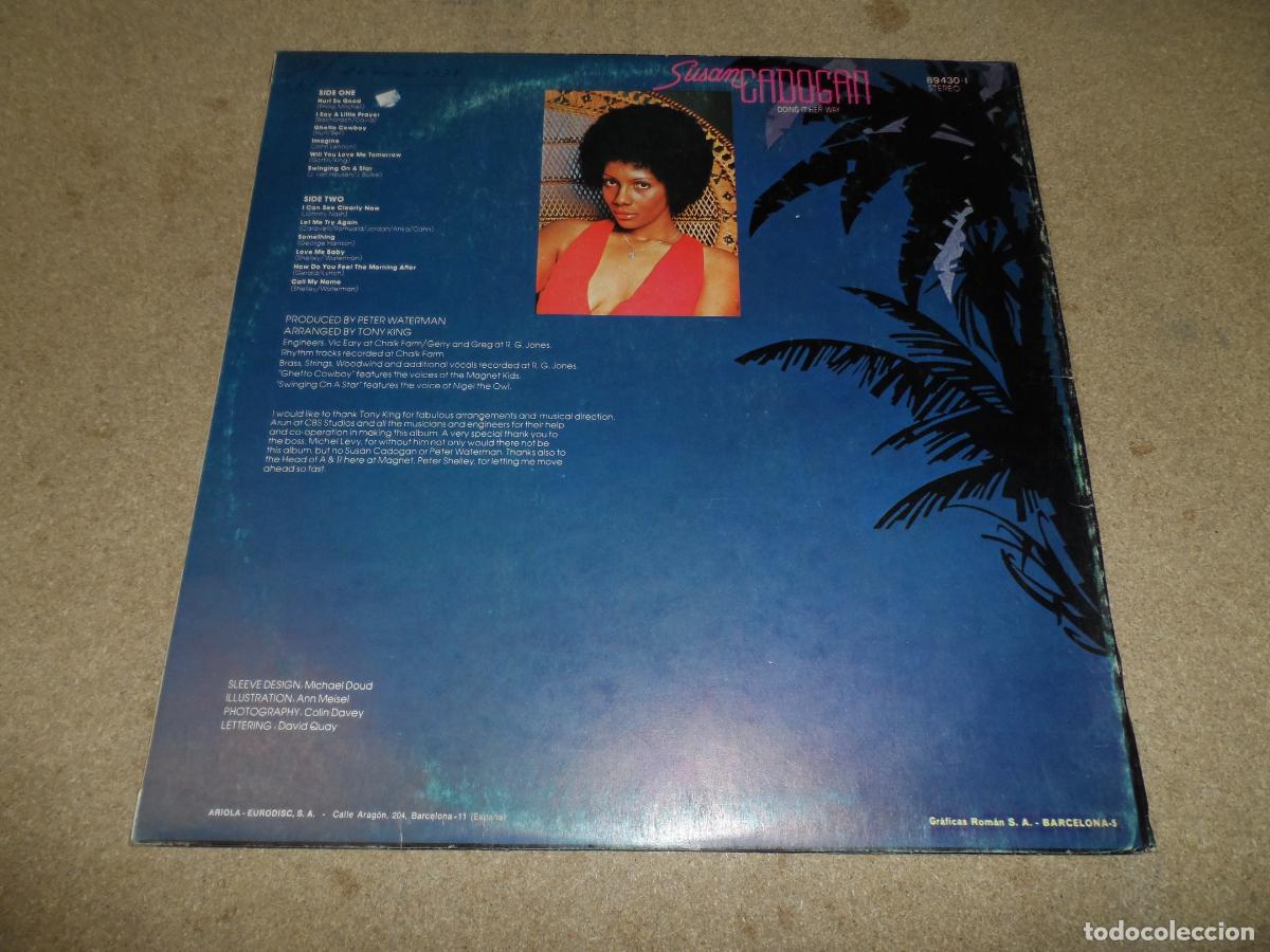 Discos de vinilo: Susan Cadogan &ndash; Doing It Her Way (SPAIN 1975) - Foto 2