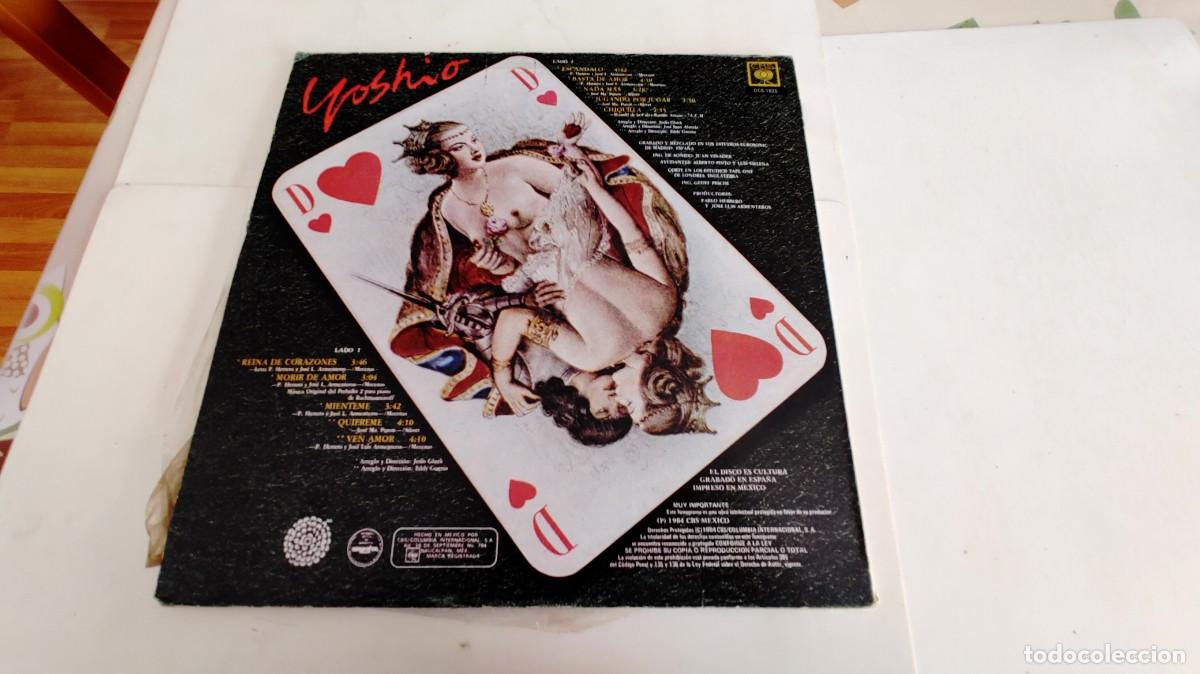 Discos de vinilo: YOSHIO-LP REINA DE CORAZONES - Foto 2